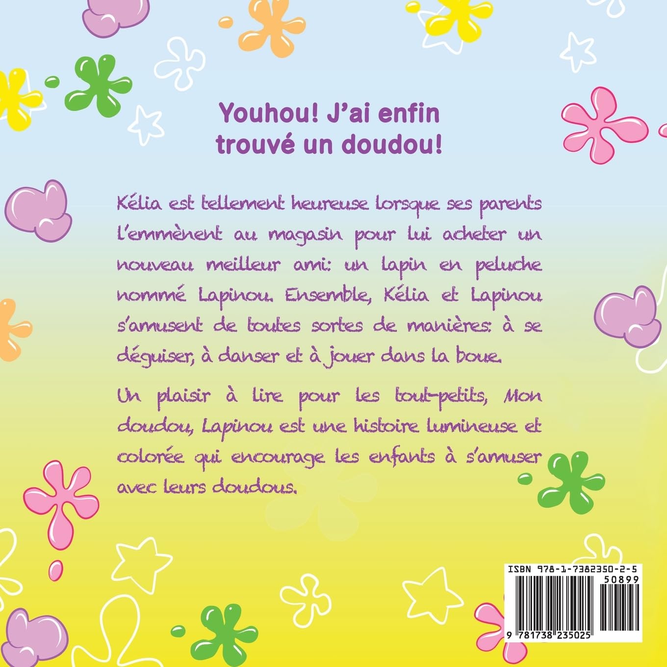 Mon doudou, Lapinou: Un livre pour enfant tout en rimes sur une petite fille et sa nouvelle peluche – Image 2